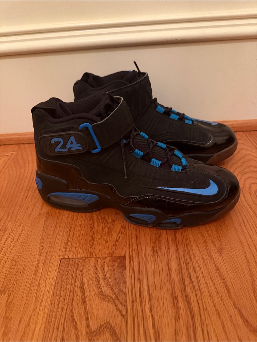 Nike Air Griffey Max 1‎ Black Photo Blue Sneaker 354912-030 Men's Size 10